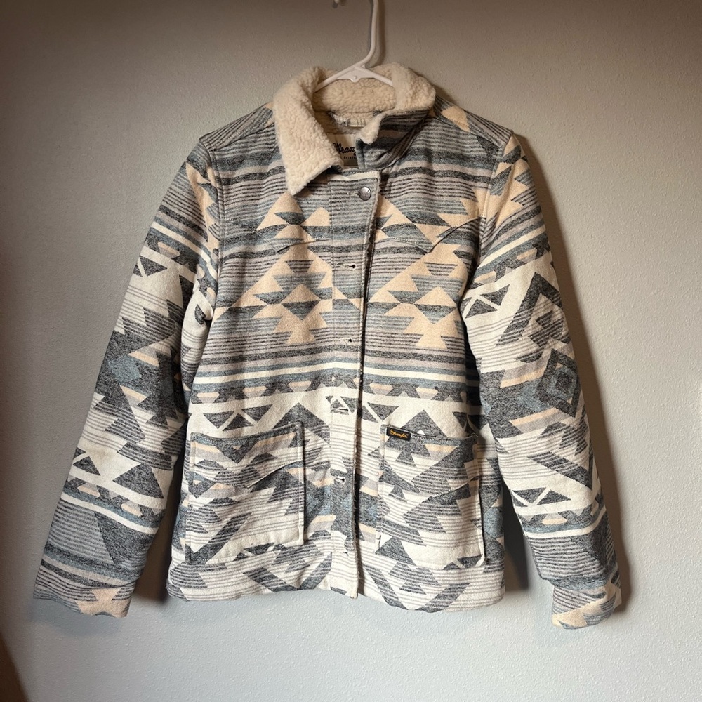 Wrangler Geometric Teddy Jacket